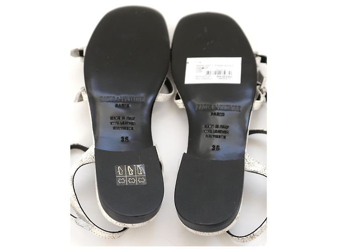 Zadig & Voltaire Sandali Paros Strass Bianco - vista 4