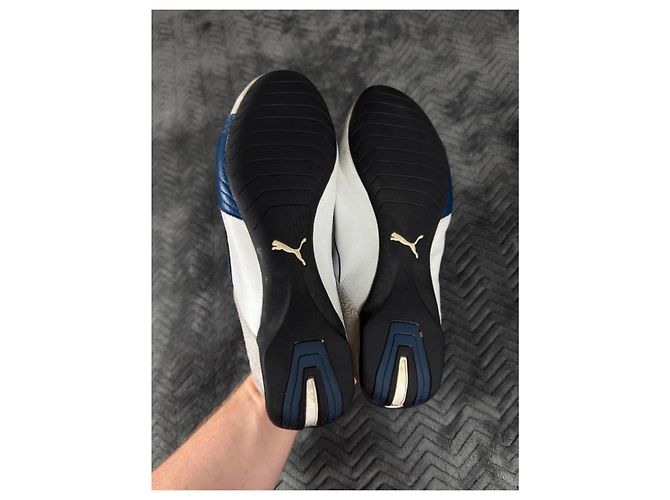 Sneakers Puma Racing Low-Profile Bianco e Blu Navy Grigio - vista 5