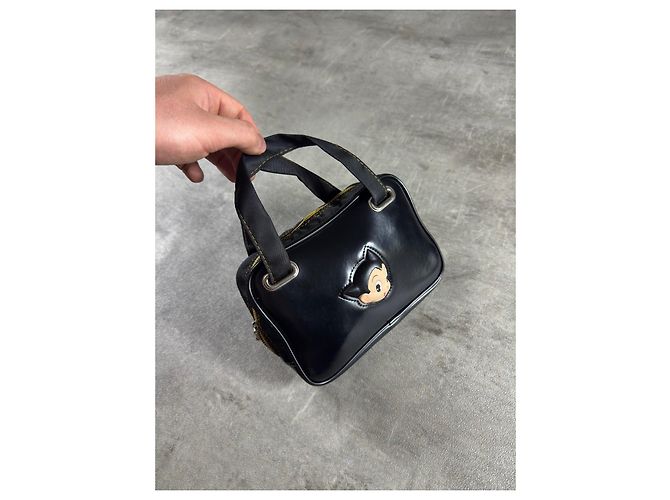 Autre Marque Mini Bolso Astro Boy Negro PVC - vista 5