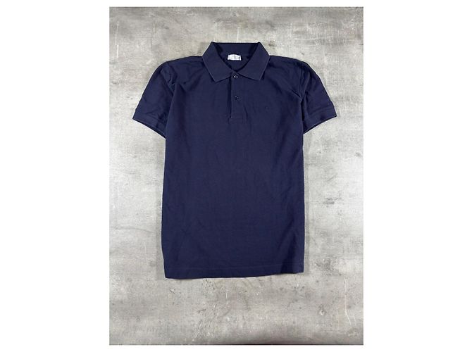 Polo Dior Uomo blu navy in cotone Blu scuro - vista 2