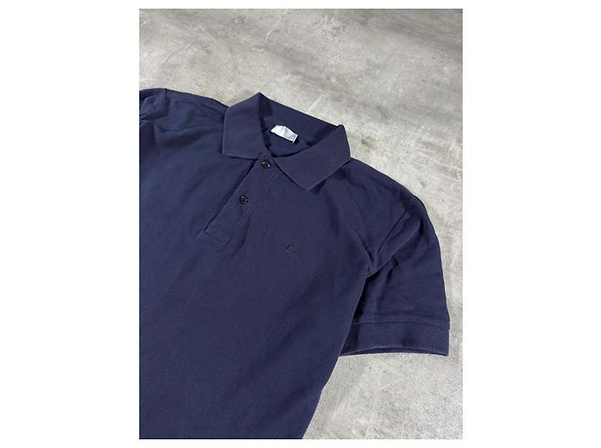 Polo Dior Uomo blu navy in cotone Blu scuro - vista 3