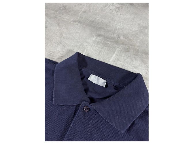 Polo Dior Uomo blu navy in cotone Blu scuro - vista 4