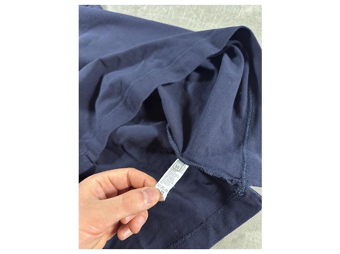 Polo Dior Uomo blu navy in cotone Blu scuro - vista 6
