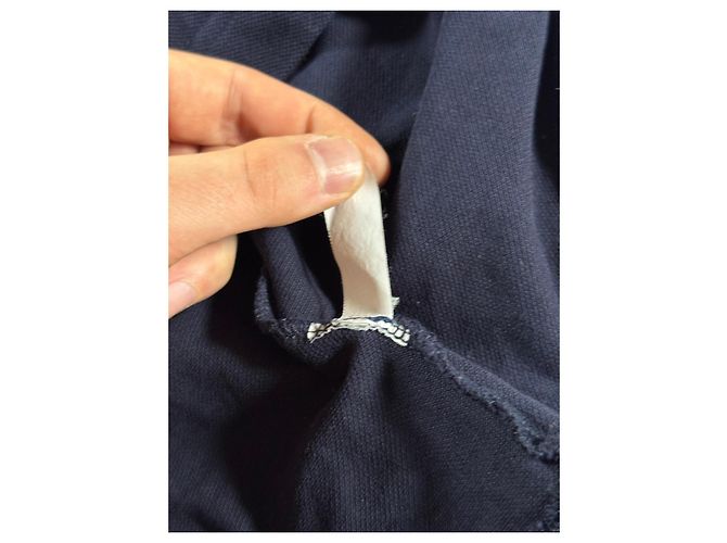 Polo Dior Uomo blu navy in cotone Blu scuro - vista 8