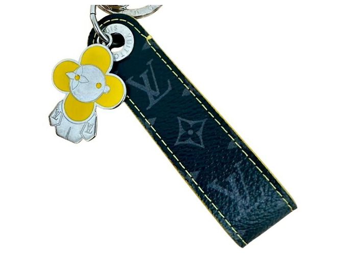 Louis Vuitton Monogram Eclipse Dragonne Vivienne M01469 Keyring for Men Black - view 3