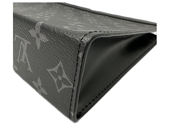 Pochette Voyage MM Monogram Eclipse Louis Vuitton in Nero - vista 9