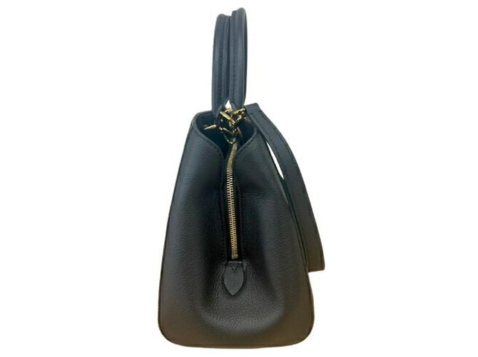 Borsa Louis Vuitton Monogram Empreinte Montaigne MM Nero - vista 3