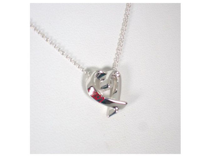 Collana con pendente Tiffany & Co. Loving Heart in argento sterling - vista 4
