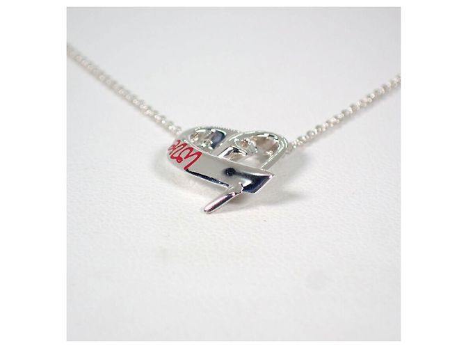 Collana con pendente Tiffany & Co. Loving Heart in argento sterling - vista 5