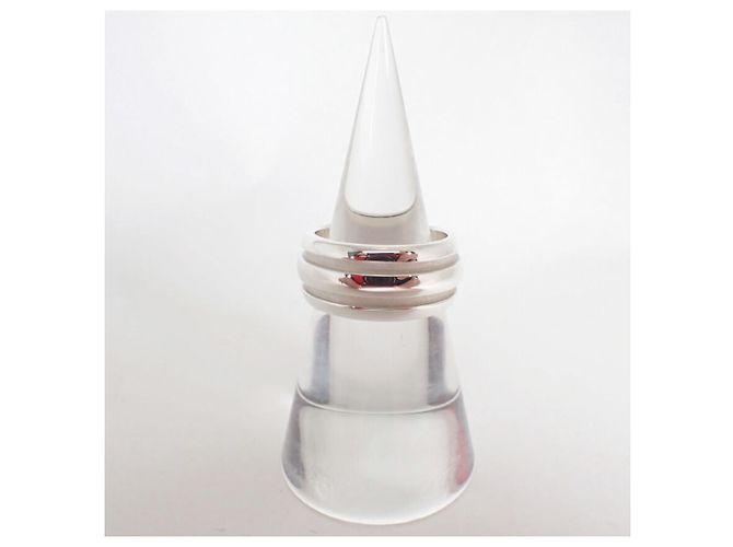 Anello Tiffany & Co. in argento sterling a doppia linea - vista 3