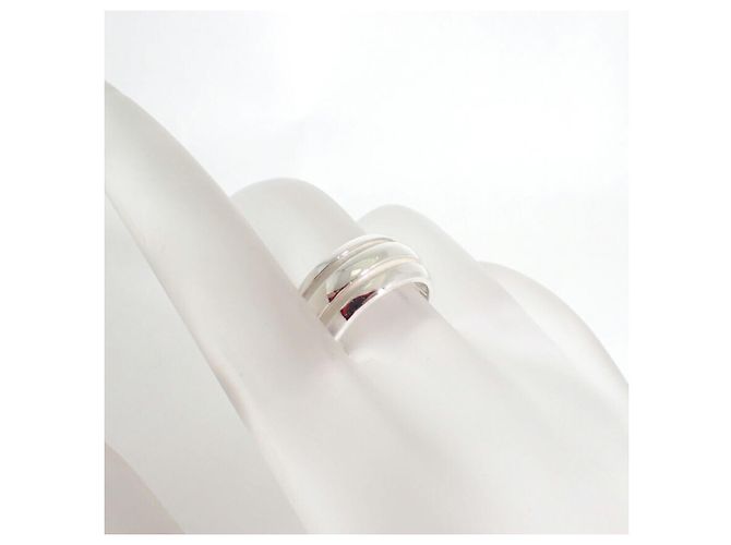 Anello Tiffany & Co. in argento sterling a doppia linea - vista 5