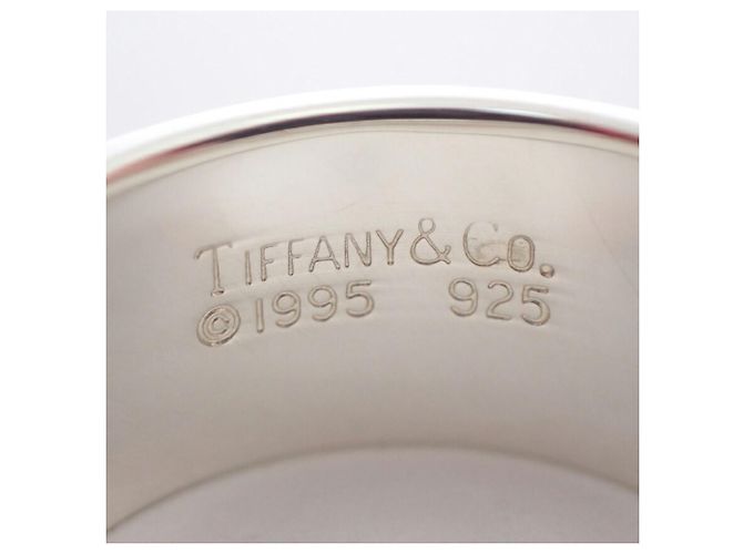 Anello Tiffany & Co. in argento sterling a doppia linea - vista 7