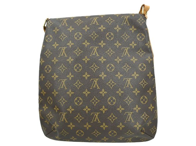Borsa Musette Salsa Louis Vuitton in tela Monogram GM Marrone - vista 2