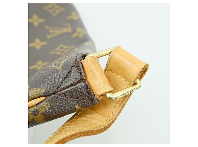 Borsa Musette Salsa Louis Vuitton in tela Monogram GM Marrone - vista 7