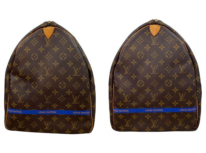 Louis Vuitton Keepall 60 Personnalisé Van Gogh Marrone Multicolore - vista 7