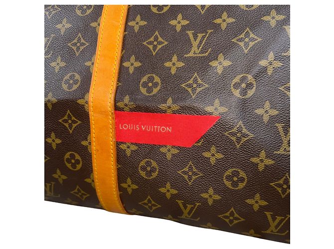 Borsa Louis Vuitton Keepall 60 Birth of Venus Custom Marrone Multicolore - vista 10