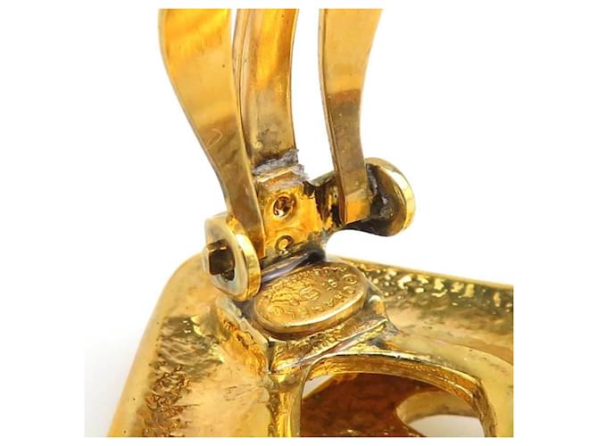 Orecchini a clip dorati Chanel D'oro - vista 10