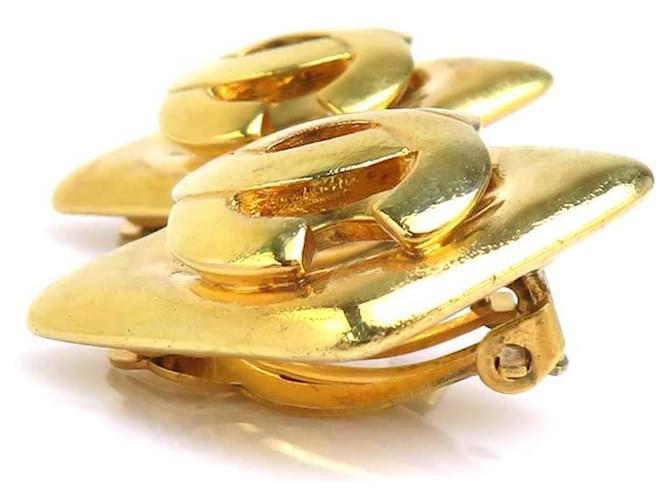 Orecchini a clip dorati Chanel D'oro - vista 3