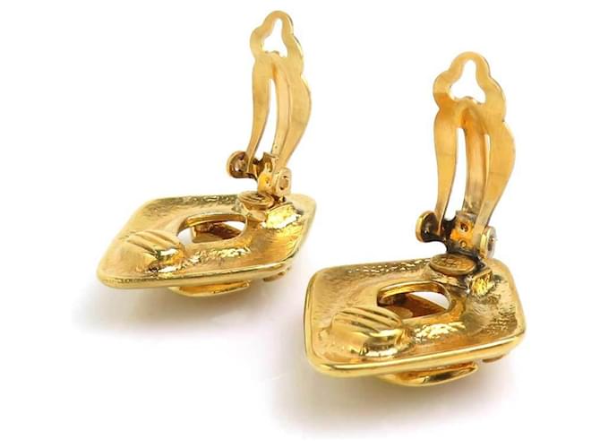 Orecchini a clip dorati Chanel D'oro - vista 5