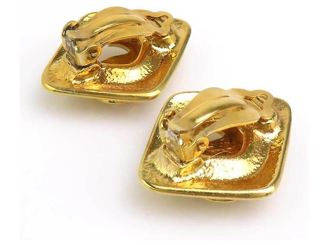 Orecchini a clip dorati Chanel D'oro - vista 6