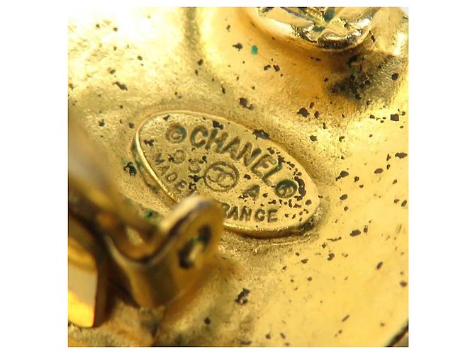 Orecchini a clip dorati Chanel D'oro - vista 11