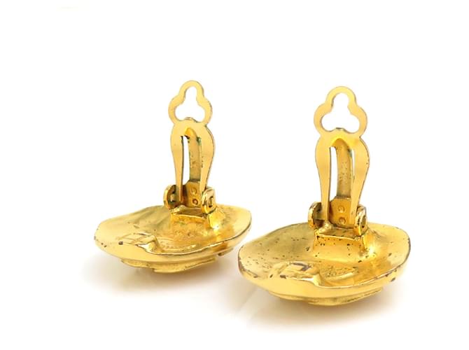 Orecchini a clip dorati Chanel D'oro - vista 4