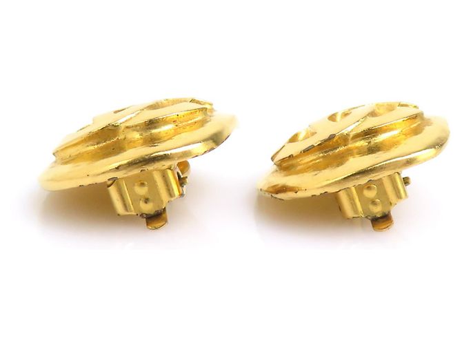 Orecchini a clip dorati Chanel D'oro - vista 6