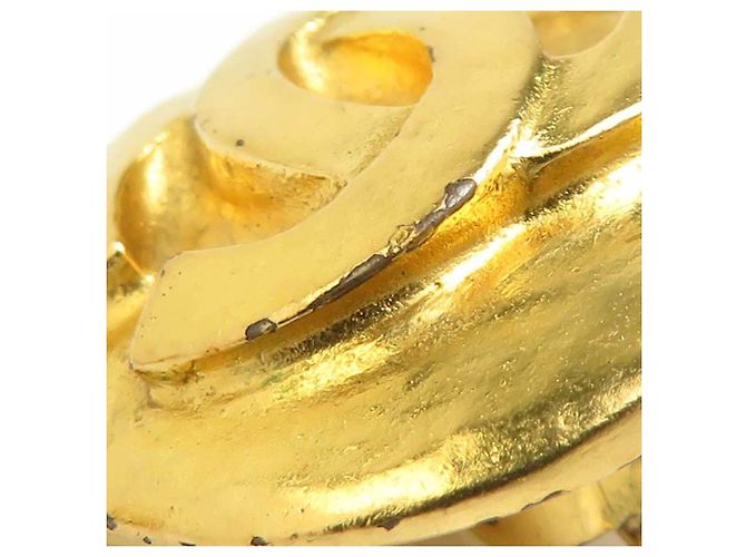 Orecchini a clip dorati Chanel D'oro - vista 7