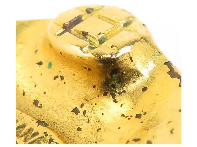 Orecchini a clip dorati Chanel D'oro - vista 9