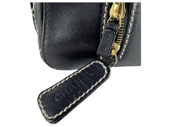 Borsa in pelle nera Chanel Nero - vista 11