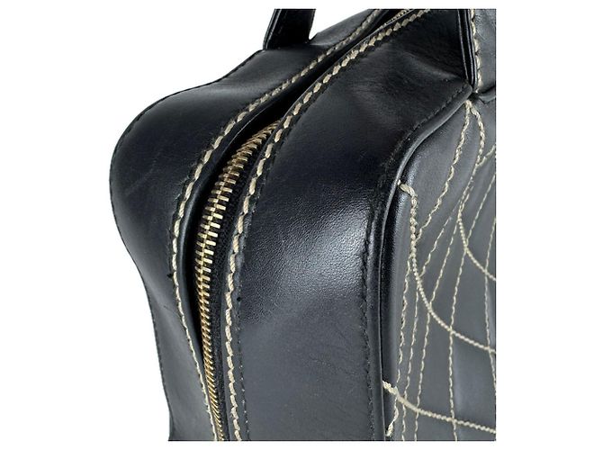 Borsa in pelle nera Chanel Nero - vista 6