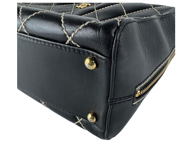 Borsa in pelle nera Chanel Nero - vista 9