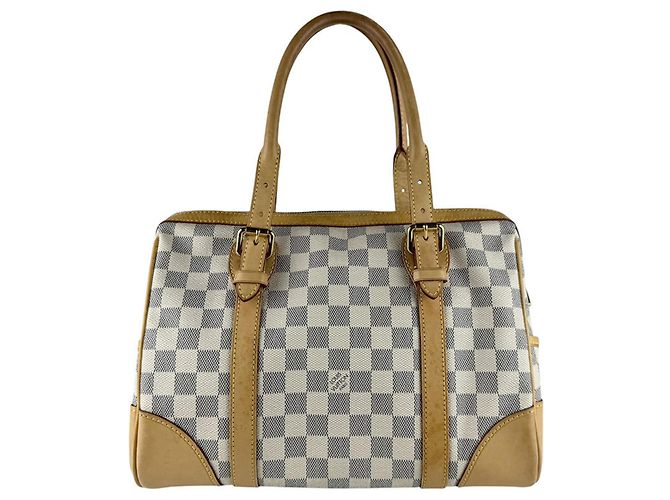Borsa Louis Vuitton Damier Azur - vista 3