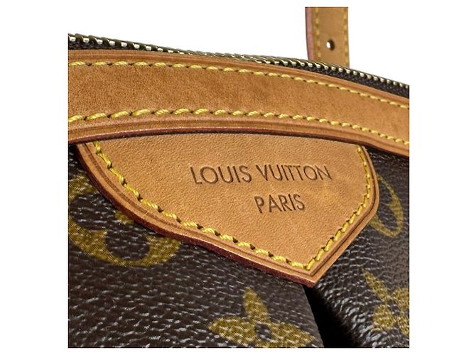 Borsa a Spalla Louis Vuitton Monogram Tivoli GM Marrone Monogramma - vista 12