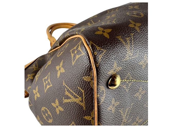 Borsa a Spalla Louis Vuitton Monogram Tivoli GM Marrone Monogramma - vista 8