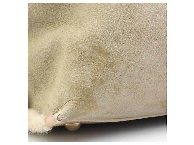 Borsa a tracolla Salvatore Ferragamo Gancini Beige - vista 11