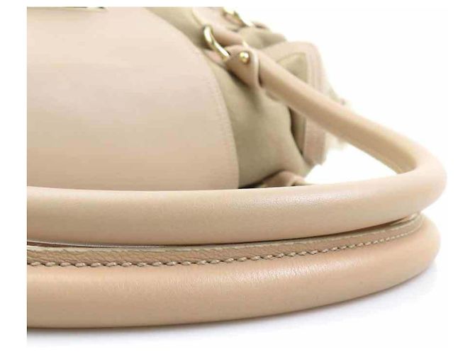 Borsa a tracolla Salvatore Ferragamo Gancini Beige - vista 16