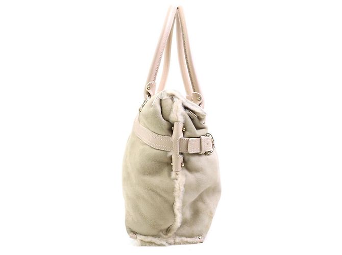 Borsa a tracolla Salvatore Ferragamo Gancini Beige - vista 2