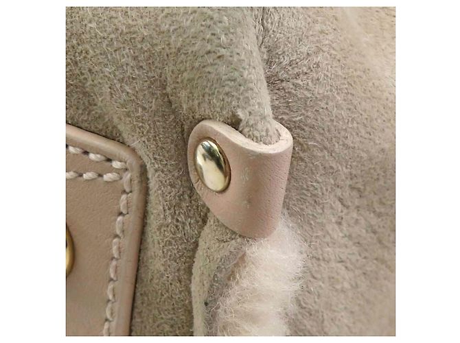 Borsa a tracolla Salvatore Ferragamo Gancini Beige - vista 6