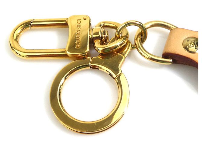 Louis Vuitton Charm Keyring Porte Clés Beige D'oro - vista 7
