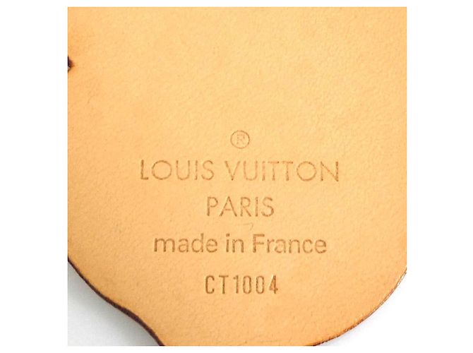Louis Vuitton Charm Keyring Porte Clés Beige D'oro - vista 8