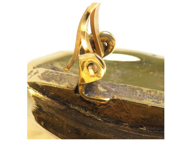 Orecchini a clip dorati Chanel D'oro - vista 12