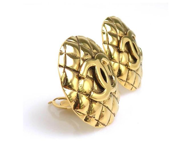 Orecchini a clip dorati Chanel D'oro - vista 2