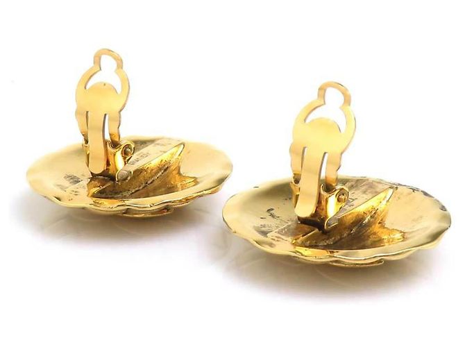 Orecchini a clip dorati Chanel D'oro - vista 4