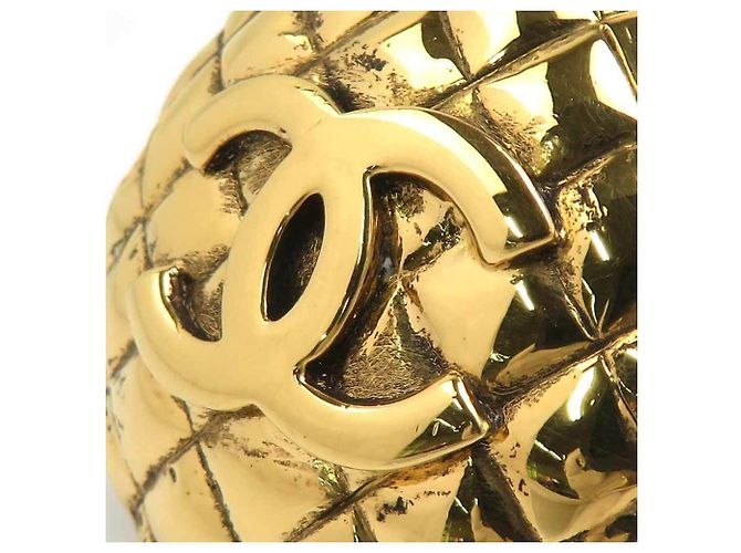 Orecchini a clip dorati Chanel D'oro - vista 8