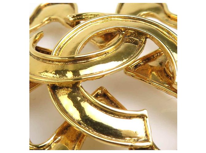 Spilla in metallo dorato Chanel D'oro - vista 7