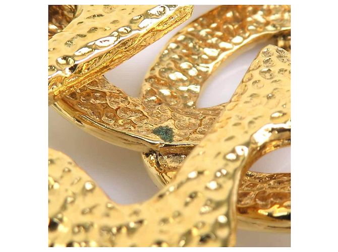 Spilla in metallo dorato Chanel D'oro - vista 9