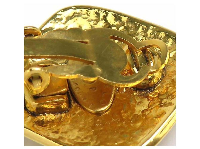 Orecchini a clip dorati Chanel D'oro - vista 10
