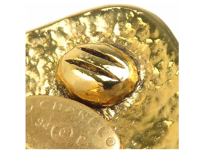 Orecchini a clip dorati Chanel D'oro - vista 11