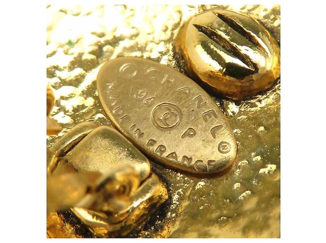 Orecchini a clip dorati Chanel D'oro - vista 13